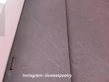 sweet_poetry from Chaturbate is Freechat