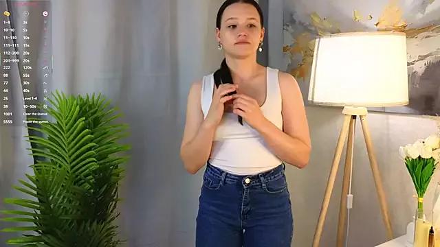 HermilaBega from StripChat is Freechat