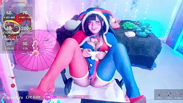 MilkyXSakura from StripChat is Freechat